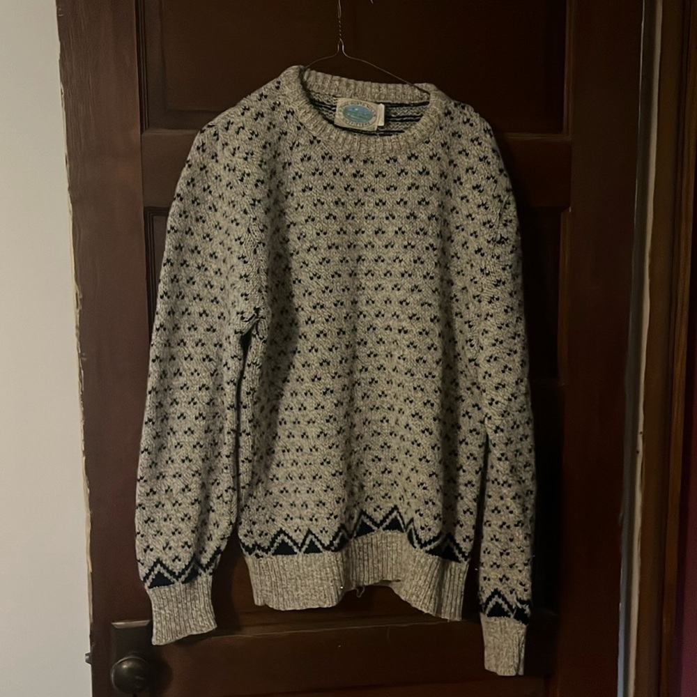 Vintage oversize wool blend sweater
